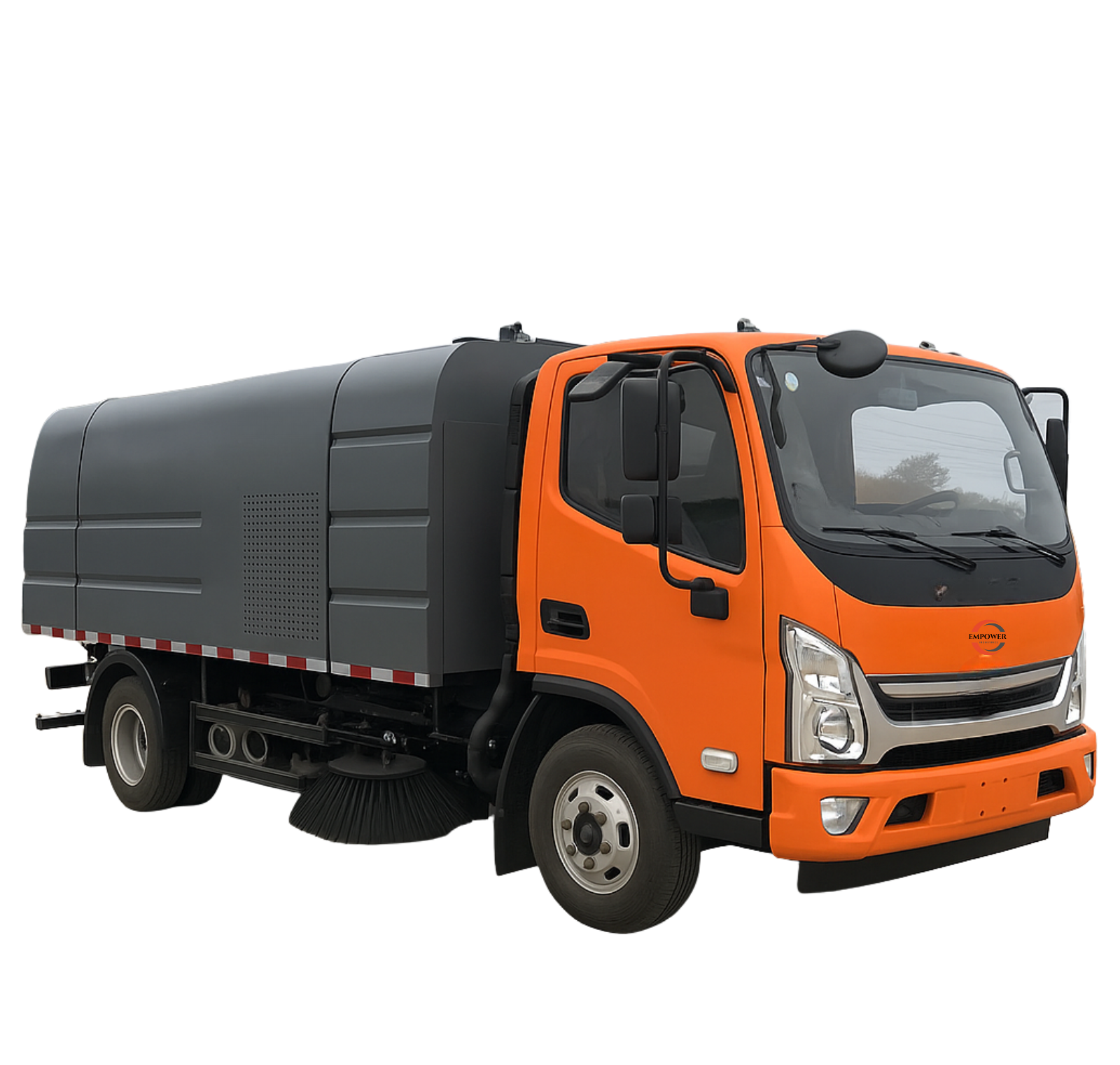 Municipal Sweeper ETMS6000 Diesel – heavy duty road sweeper and street cleaning machine for city cleaning