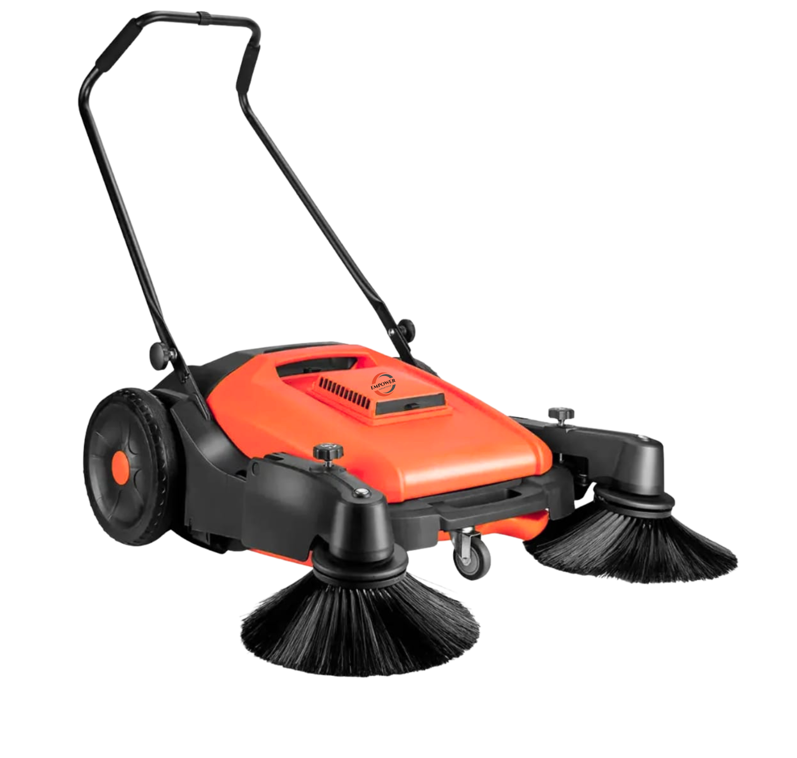 Empower Industries EMS-55 walk-behind manual sweeper for outdoor and indoor floor cleaning